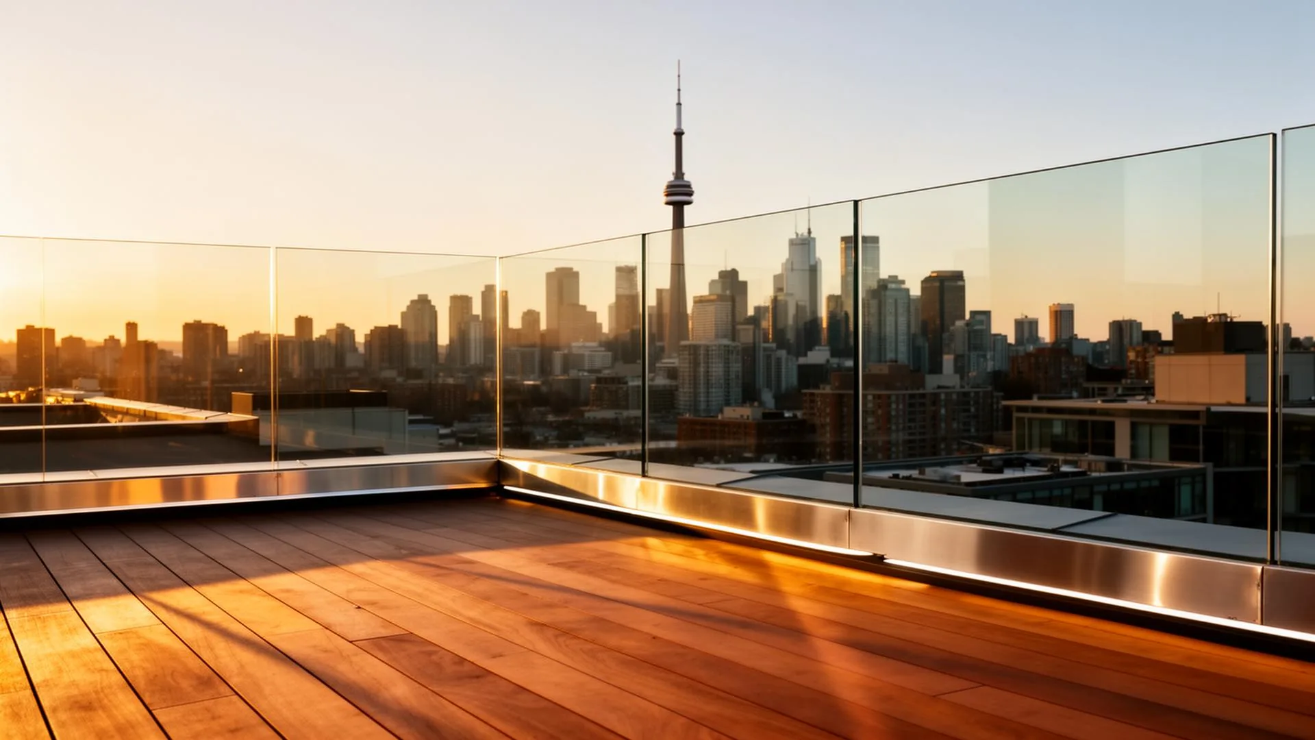 Frameless Glass Balcony installed by Glass Railing Experts in Toronto, ON